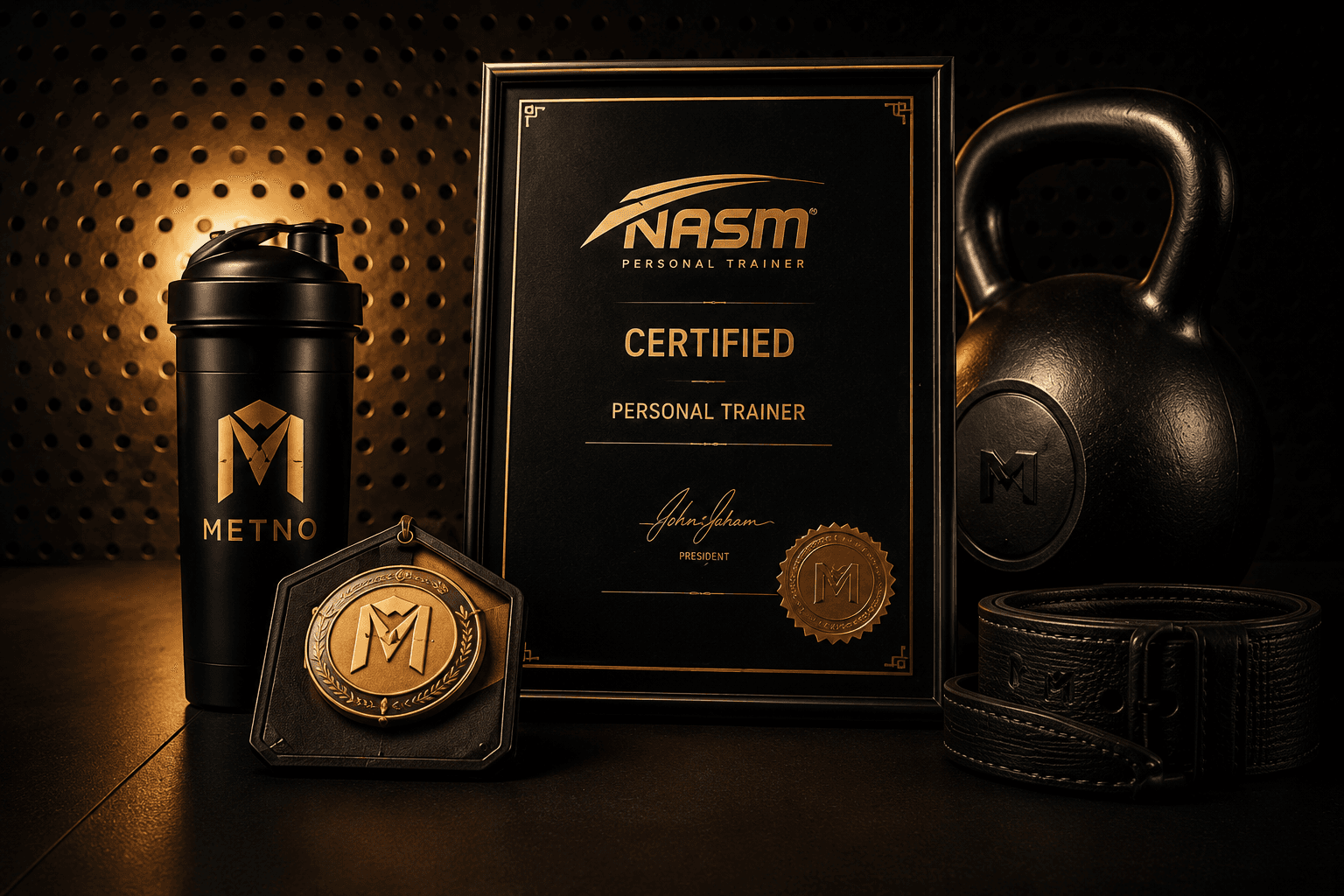 NASM Certificate and Equipment